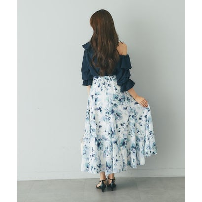 【La boutique BonBon】アシメワンショルブラウス （navy）｜詳細画像