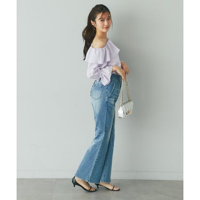 【La boutique BonBon】アシメワンショルブラウス （navy）｜詳細画像