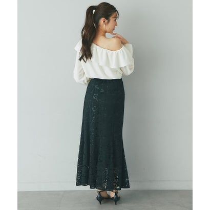【La boutique BonBon】アシメワンショルブラウス （navy）｜詳細画像