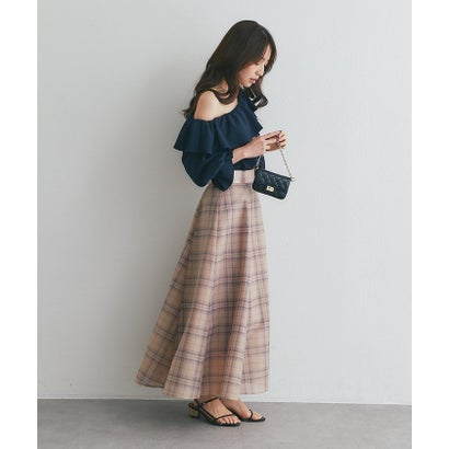 パル PAL 【La boutique BonBon】アシメワンショルブラウス （violet）｜詳細画像