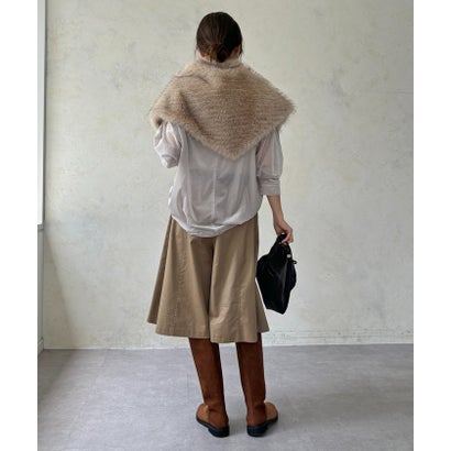 【DouDou】キュロットパンツ （beige）｜詳細画像