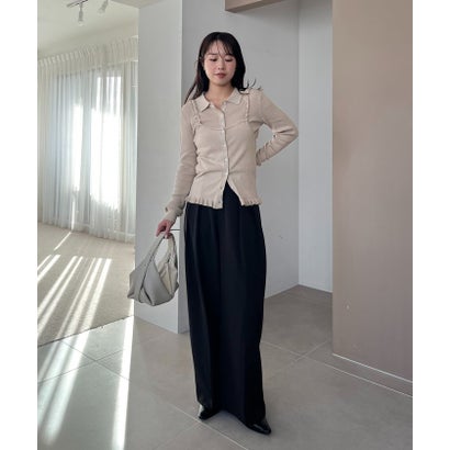 【CAPRICIEUX LE'MAGE】【セットアイテム】レイヤードフリルキャミ （beige）｜詳細画像
