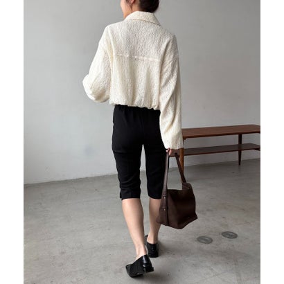 【CAPRICIEUX LE'MAGE】レースブルゾン （offwhite）｜詳細画像