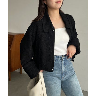 【CAPRICIEUX LE'MAGE】レースブルゾン （offwhite）｜詳細画像