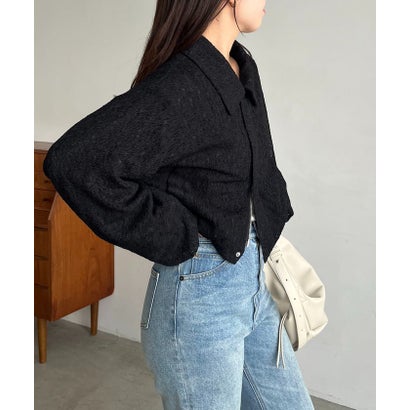 【CAPRICIEUX LE'MAGE】レースブルゾン （offwhite）｜詳細画像