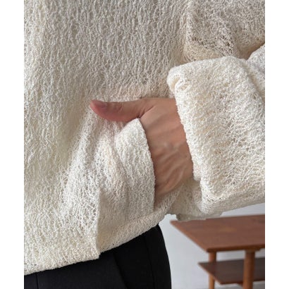 【CAPRICIEUX LE'MAGE】レースブルゾン （offwhite）｜詳細画像