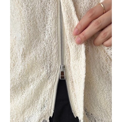 【CAPRICIEUX LE'MAGE】レースブルゾン （offwhite）｜詳細画像