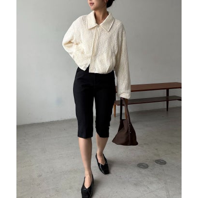【CAPRICIEUX LE'MAGE】レースブルゾン （offwhite）｜詳細画像