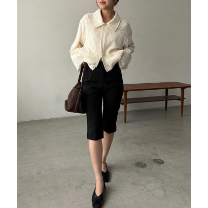 【CAPRICIEUX LE'MAGE】レースブルゾン （offwhite）｜詳細画像