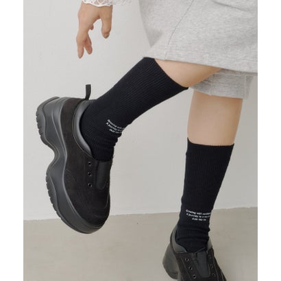 【Kastane】フロントロゴソックス （offwhite）｜詳細画像