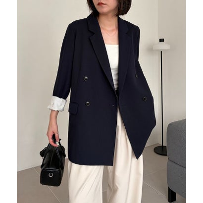 パル PAL 【CAPRICIEUX LE'MAGE】Wテーラージャケット （navy）｜詳細画像
