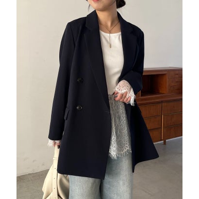 パル PAL 【CAPRICIEUX LE'MAGE】Wテーラージャケット （navy）｜詳細画像