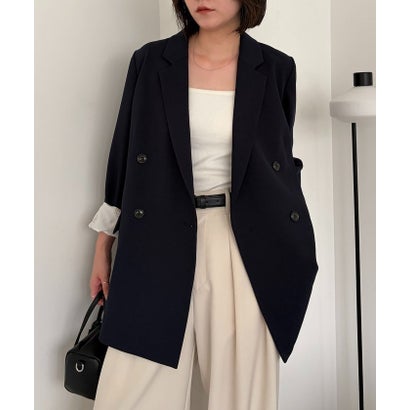 パル PAL 【CAPRICIEUX LE'MAGE】Wテーラージャケット （navy）｜詳細画像