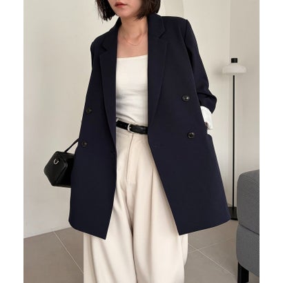 パル PAL 【CAPRICIEUX LE'MAGE】Wテーラージャケット （navy）｜詳細画像