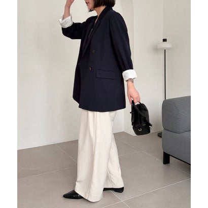 パル PAL 【CAPRICIEUX LE'MAGE】Wテーラージャケット （navy）｜詳細画像
