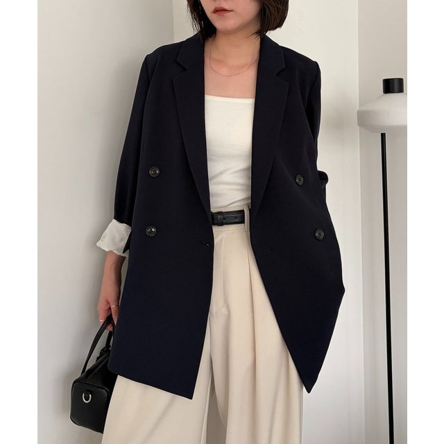 【CAPRICIEUX LE'MAGE】Wテーラージャケット （navy）