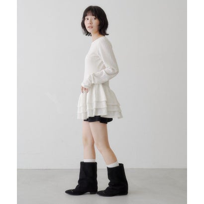 【Kastane】バレリーナペプラムミニワンピース （offwhite）｜詳細画像
