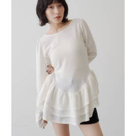 【Kastane】バレリーナペプラムミニワンピース （offwhite）