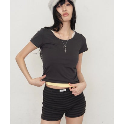 【WHO'S WHO gallery】【SLOPPY】 PACK TEE （burgundy）｜詳細画像
