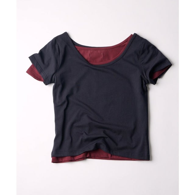 【WHO'S WHO gallery】【SLOPPY】 PACK TEE （burgundy）