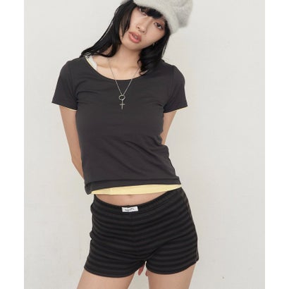 【WHO'S WHO gallery】【SLOPPY】 PACK TEE （purple）｜詳細画像