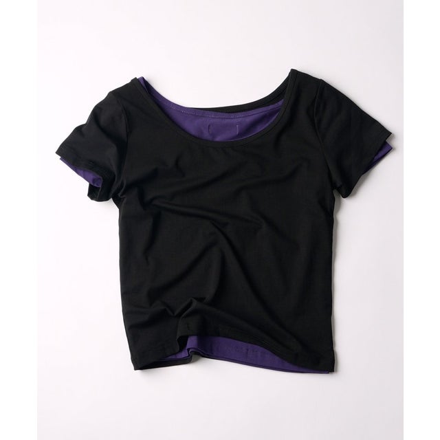 【WHO'S WHO gallery】【SLOPPY】 PACK TEE （purple）