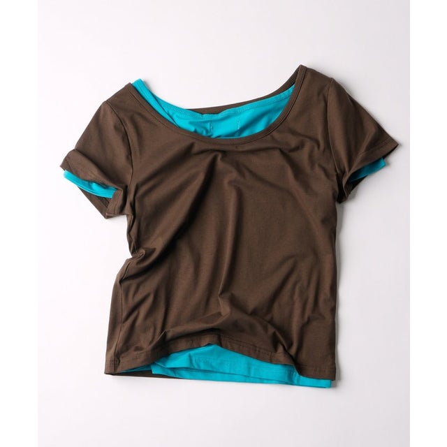 【WHO'S WHO gallery】【SLOPPY】 PACK TEE （brown）
