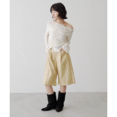 【Kastane】アソートバミューダパンツ （camel）｜詳細画像