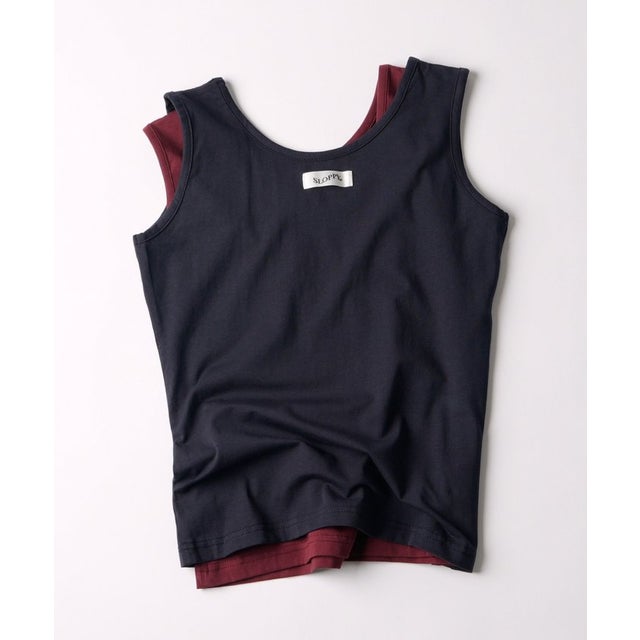 【WHO'S WHO gallery】【SLOPPY】 PACKタンク （navy）
