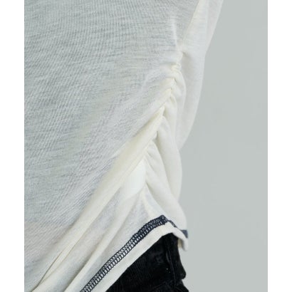 【RAY CASSIN】シアーラグランTシャツ / ロンT （white(1)）｜詳細画像