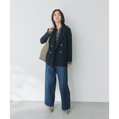 【RIVE DROITE】メッシュパターンポロニット （beige）｜詳細画像