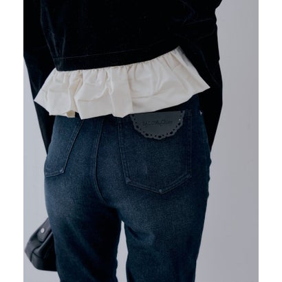 【Chico】スリットスリムスキニーデニムパンツ （black(3)）｜詳細画像