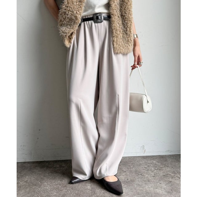 【DouDou】カーブパンツ （lightgrey）