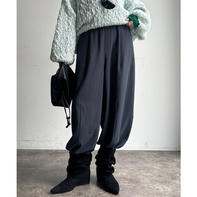 【DouDou】カーブパンツ （gray）
