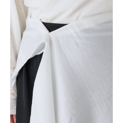 【RIVE DROITE】レーストリムマルチWAYスカーフ （offwhite）｜詳細画像