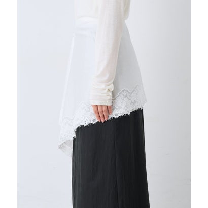 【RIVE DROITE】レーストリムマルチWAYスカーフ （offwhite）｜詳細画像