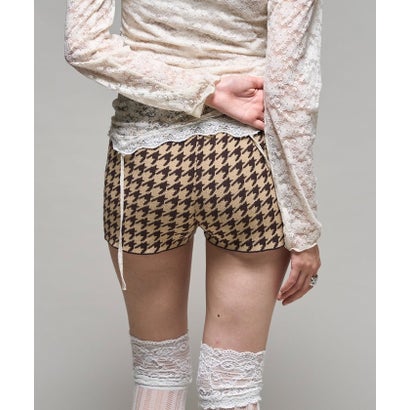 【WHO'S WHO gallery】パターンニットショーツ （brown）｜詳細画像