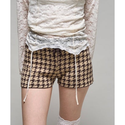 【WHO'S WHO gallery】パターンニットショーツ （offwhite）｜詳細画像