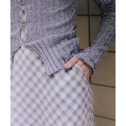 【Kastane】【CINAMOD】 CHECK PRINT ONE-PIECE （pink）｜詳細画像