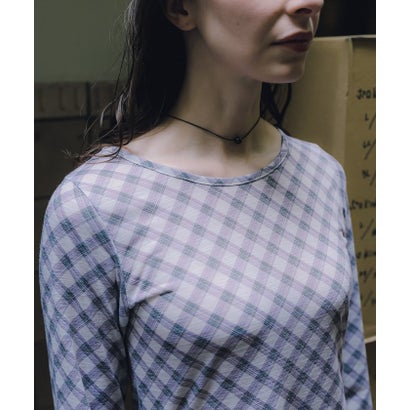 【Kastane】【CINAMOD】 CHECK PRINT ONE-PIECE （pink）｜詳細画像