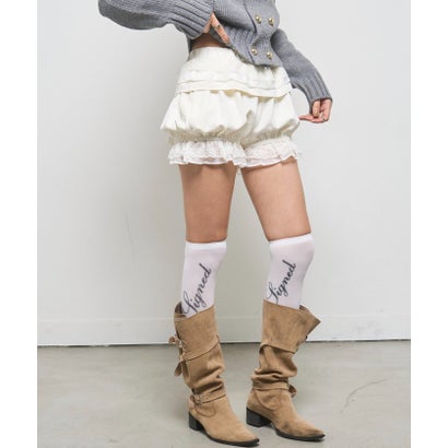 【WHO'S WHO gallery】フリルバブルパンツ （offwhite）｜詳細画像