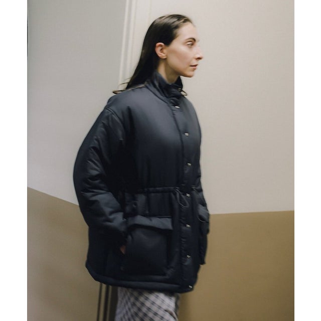 【Kastane】【CINAMOD】 COTTON COAT （navy）