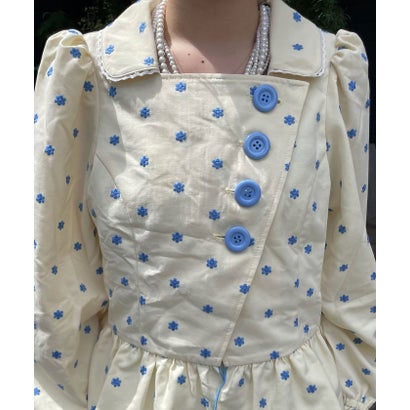 【Ciaopanic】H.S斜めフロントビックボタンブラウス （sax blue）｜詳細画像