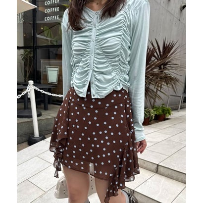 【Ciaopanic】ドットシアーイレヘムニミスカート （mintgreen）｜詳細画像