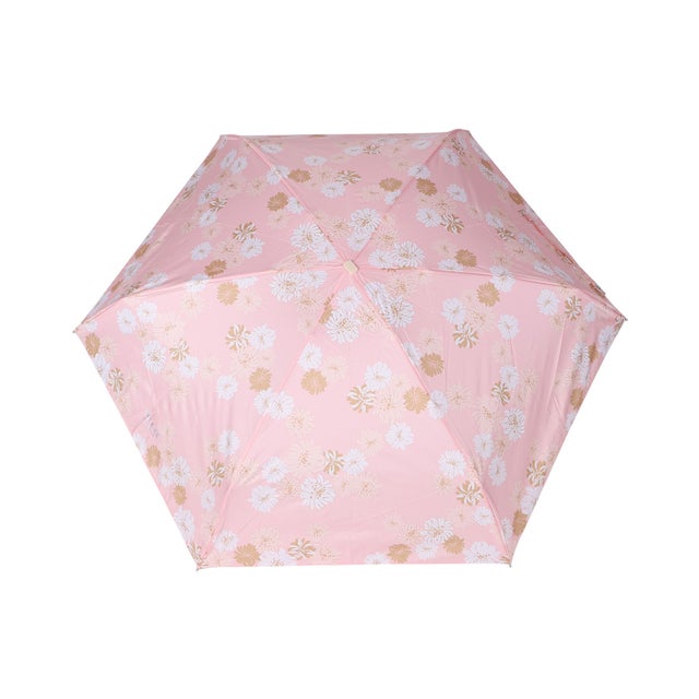PAUL & JOE 雨傘 折りたたみ傘 レディース 50cm クリザンテーム 総柄 UV加工 コンパクト 6本骨 10764-02 母の日
