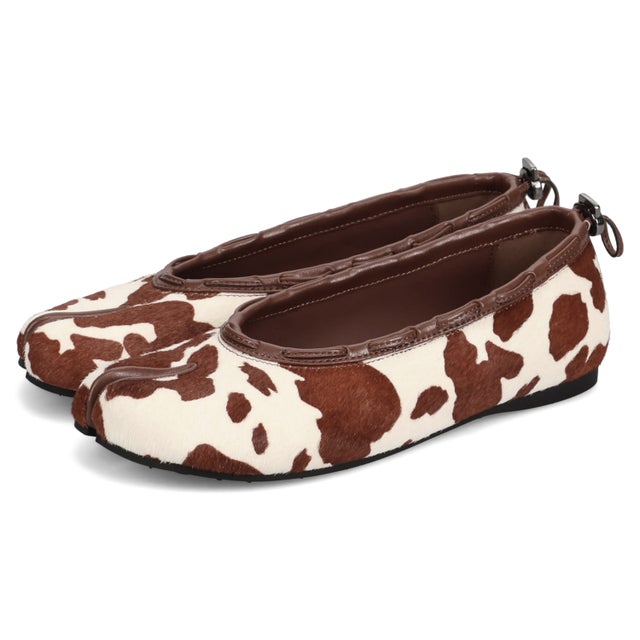 フラットシューズ 足袋 パンプス スリッポン レディース 歩きやすい ぺたんこ 軽量 CALF STRING FLAT ブラック ブラウン 黒 25005 （チェスナットカウ）