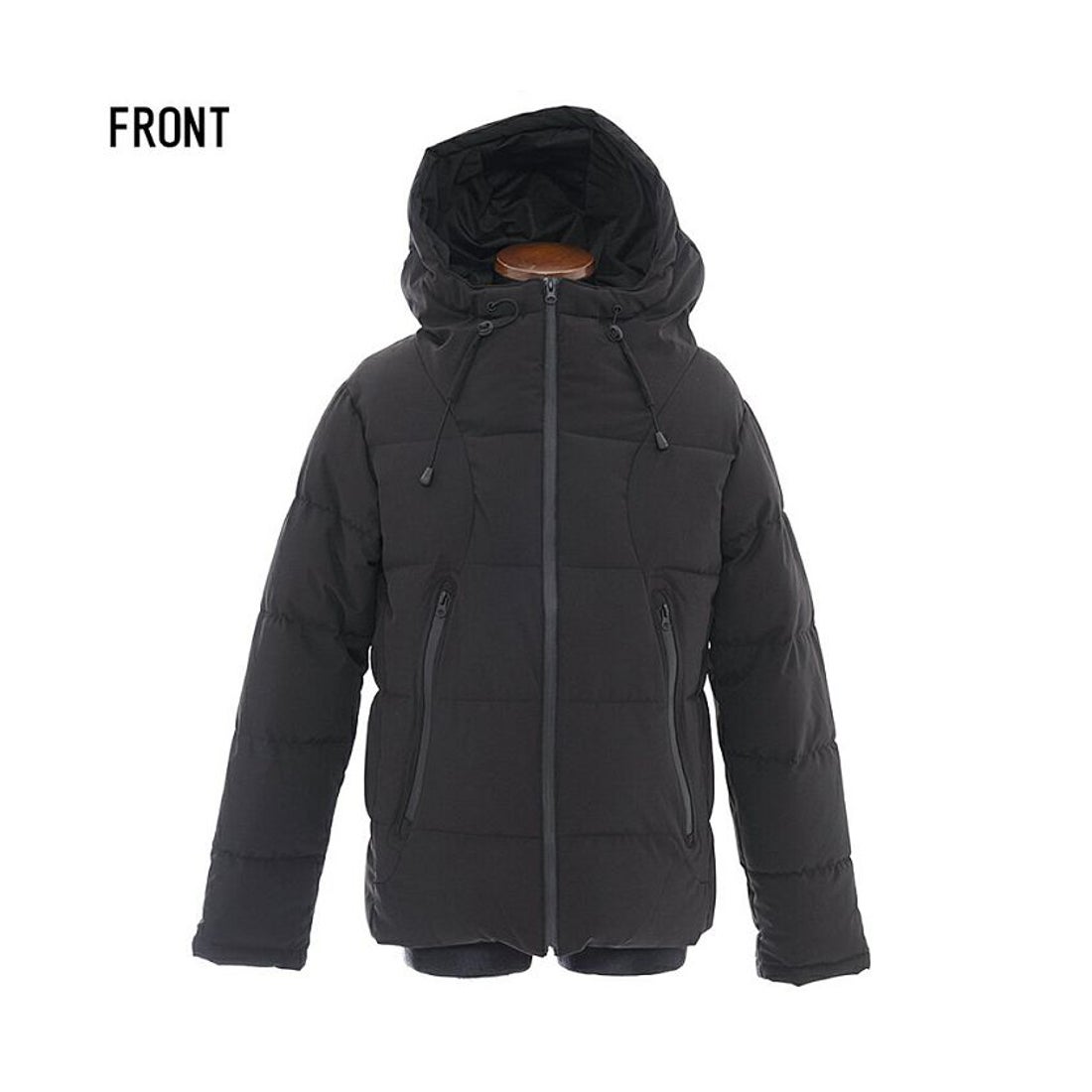 ビッチ Vicci フード付き防風加工ストレッチ中綿ブルゾン （NAVY 