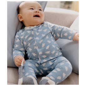 プチバトー　ベビー服　新品　ベビーアウター　ベビー子ども冬服新品　プチバトー新品 プチバトー PETIT BATEAU ベビー3点セット【返品不可商品】（ライト