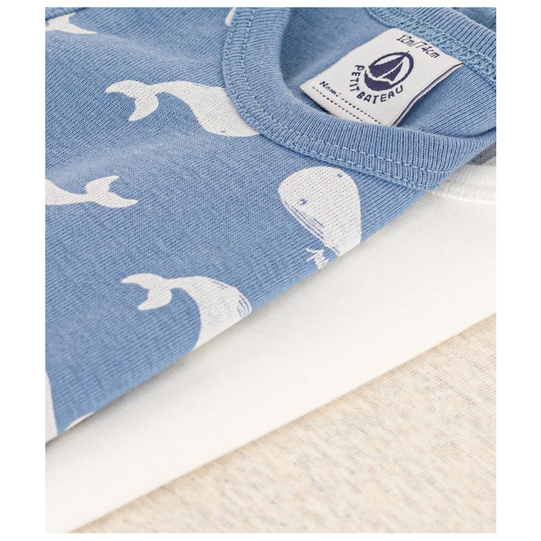 プチバトー PETIT BATEAU プリントタンクトップボディ3枚組【返品不可 