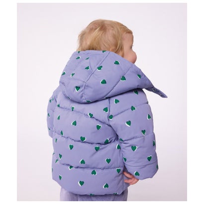プチバトー PETIT BATEAU 中綿入りプリントジャケット （オフホワイト/マルチカラー）｜詳細画像